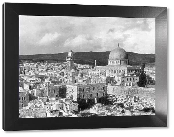 Dome of the Rock and Wailing Wall, Jerusalem