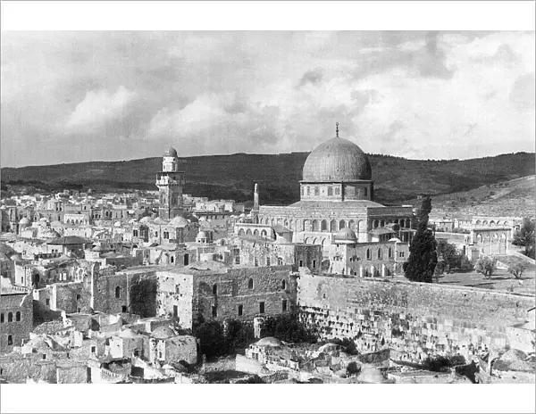 Dome of the Rock and Wailing Wall, Jerusalem