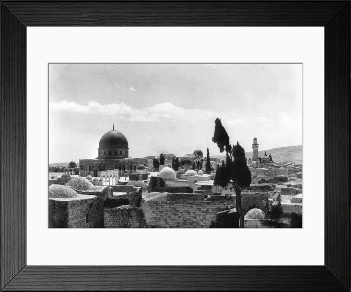 Framed Print : Temple area, Jerusalem Framed Print : Temple area, Jerusalem