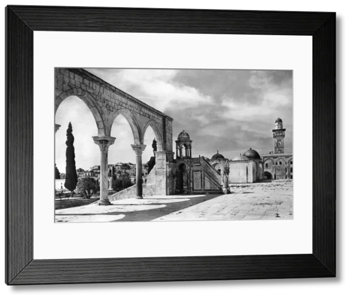 Framed Print : Jerusalem from Haram esh Sherif Framed Print : Jerusalem from Haram esh Sherif