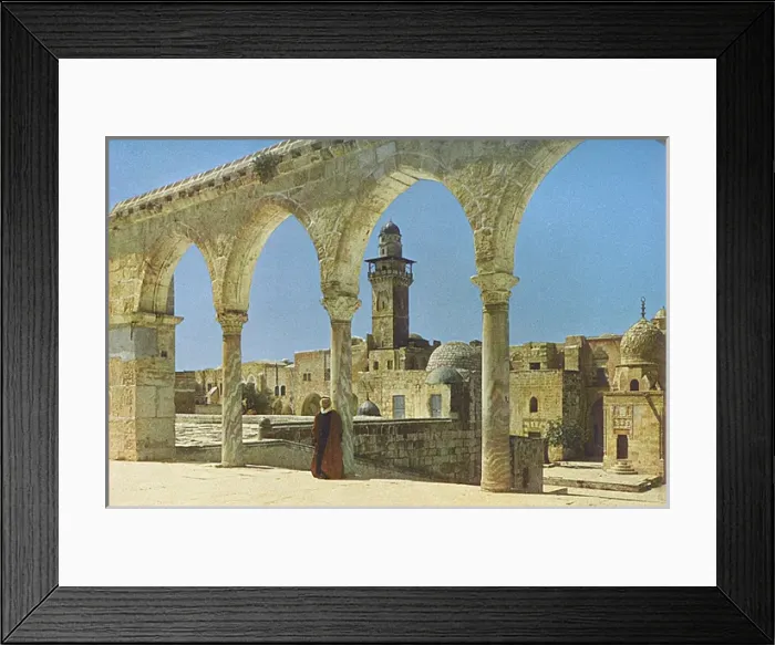 Framed Print : Chain Gate, Temple Mount, Jerusalem