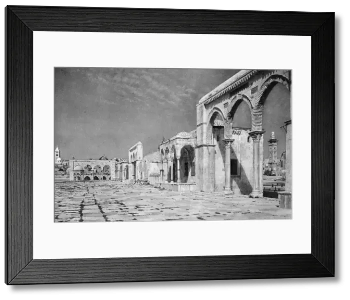 Framed Print : Jerusalem from Haram esh Sherif Framed Print : Jerusalem from Haram esh Sherif