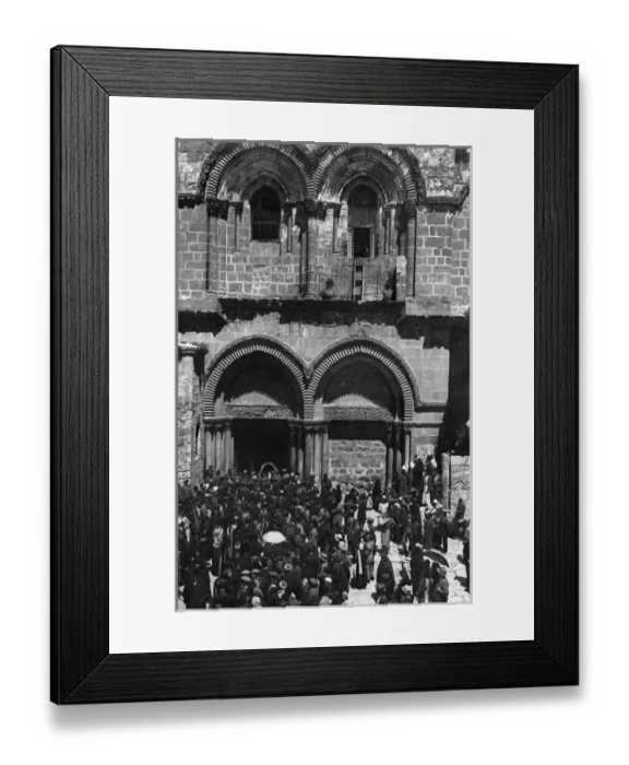 Framed Print : Good Friday, Church of the Holy Sepulchre, Jerusalem Framed Print : Good Friday, Church of the Holy Sepulchre, Jerusalem