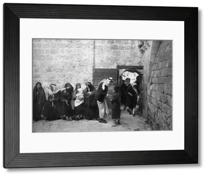 Framed Print : Entrance to Church of Holy Sepulchre, Jerusalem Framed Print : Entrance to Church of Holy Sepulchre, Jerusalem