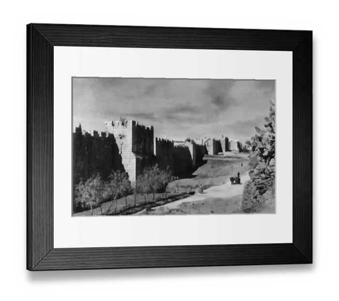 Framed Print : Northern City Wall, Jerusalem Framed Print : Northern City Wall, Jerusalem