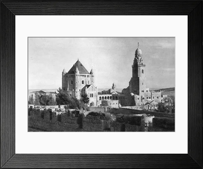 Framed Print : Dormition Abbey and Tomb of David, Jerusalem Framed Print : Dormition Abbey and Tomb of David, Jerusalem