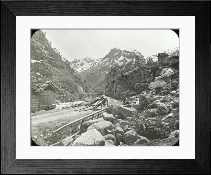 Framed Print : Norway - Bratlandsdal-on the road to Horre Framed Print : Norway - Bratlandsdal-on the road to Horre