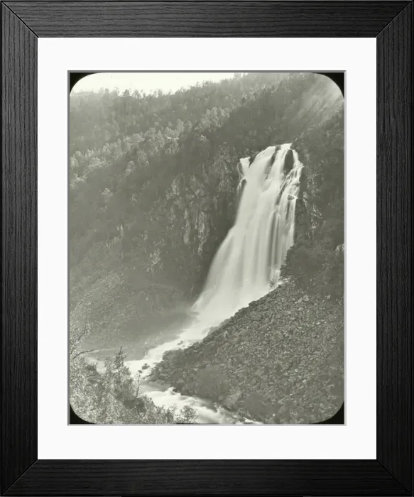 Framed Print : Norway - The Espelandsfos Framed Print : Norway - The Espelandsfos