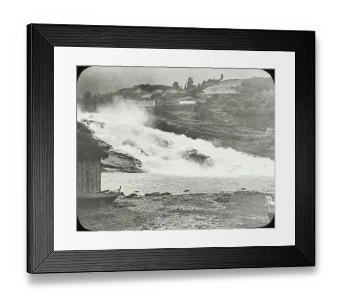 Framed Print : Norway - Hellesylt - the waterfall Framed Print : Norway - Hellesylt - the waterfall