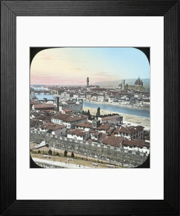 Framed Print : Italy - Florence and River Arno Framed Print : Italy - Florence and River Arno
