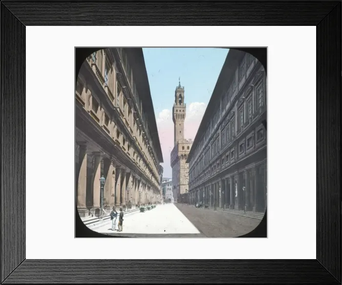 Framed Print : Italy - Florence - Uffizi and Palazzo Vecchio Framed Print : Italy - Florence - Uffizi and Palazzo Vecchio