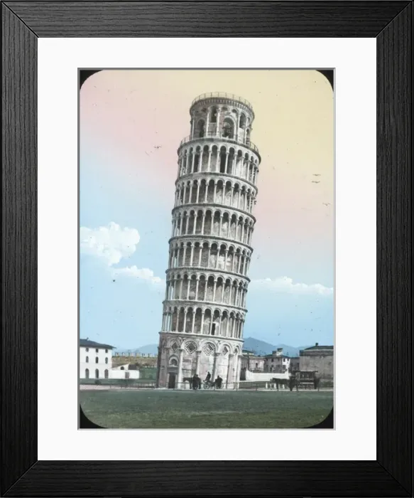 Framed Print : Italy - Pisa - Leaning Tower Framed Print : Italy - Pisa - Leaning Tower