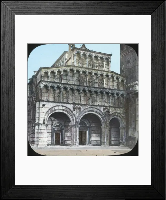 Framed Print : Italy - Lucca Cathedral Framed Print : Italy - Lucca Cathedral