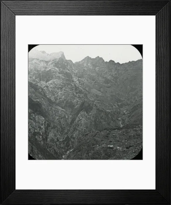 Framed Print : Visit to Madeira - The head of the grand curral
