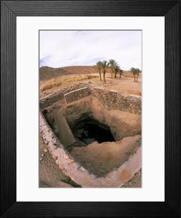 Framed Print : Egypt - An ancient water well in Arabian desert Framed Print : Egypt - An ancient water well in Arabian desert