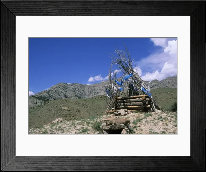 Framed Print : Russia - sacred sacrificial place obo Framed Print : Russia - sacred sacrificial place obo