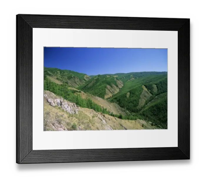 Framed Print : Russia - Sengilen mountain range slopes Framed Print : Russia - Sengilen mountain range slopes