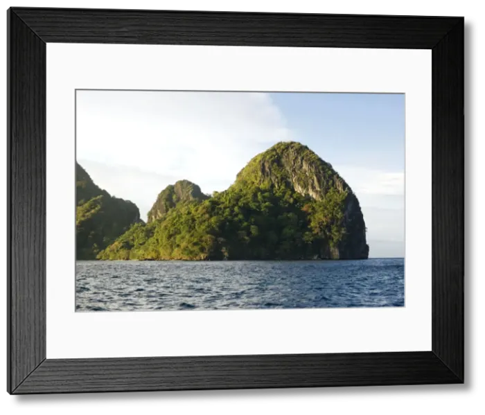 Framed Print : Small rocky volcanic island near El Nido Framed Print : Small rocky volcanic island near El Nido