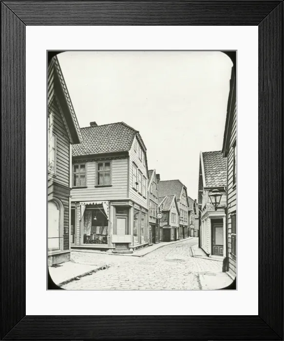 Framed Print : Norway - Street in Stavanger Framed Print : Norway - Street in Stavanger