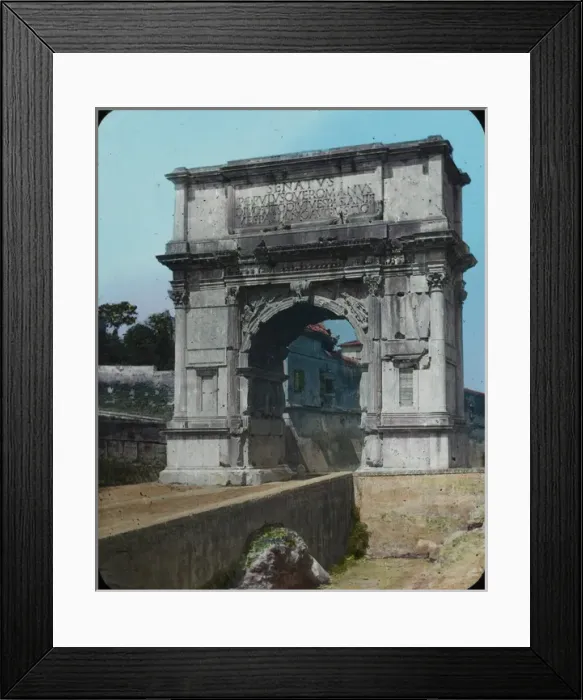 Framed Print : Rome, Italy - Arch of Titus Framed Print : Rome, Italy - Arch of Titus