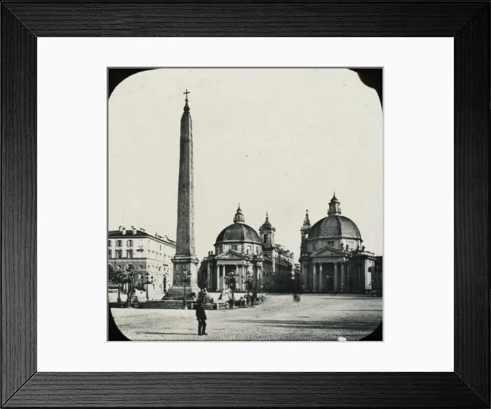 Framed Print : Rome, Italy - Piazzo del Popolo Framed Print : Rome, Italy - Piazzo del Popolo