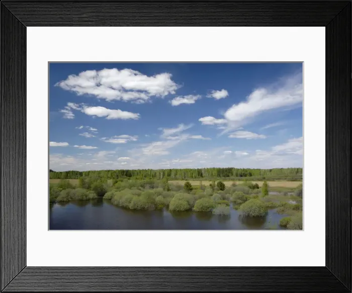 Framed Print : River Tura in North Ural Mountains - a typical Framed Print : River Tura in North Ural Mountains - a typical