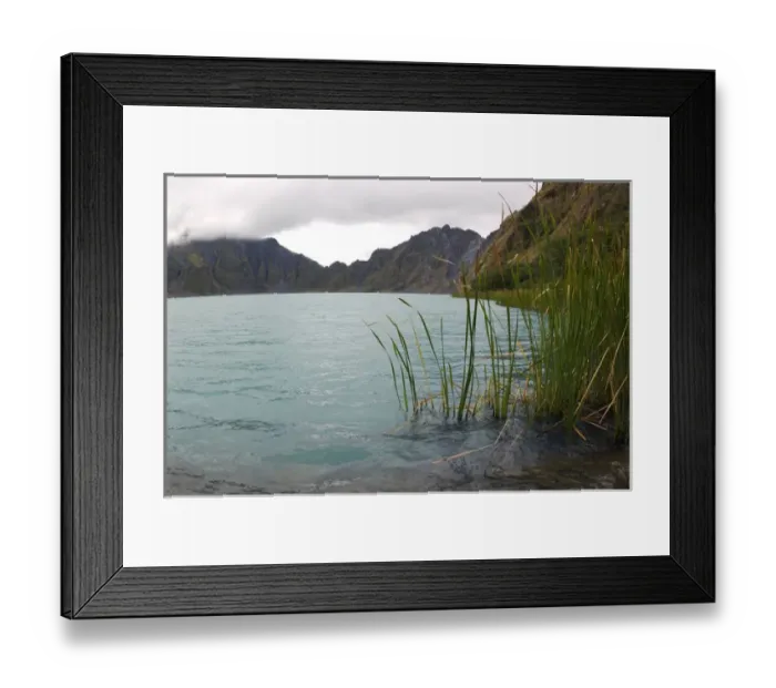 Framed Print : A lake, formed in a crater of volcano Pinatubo Framed Print : A lake, formed in a crater of volcano Pinatubo