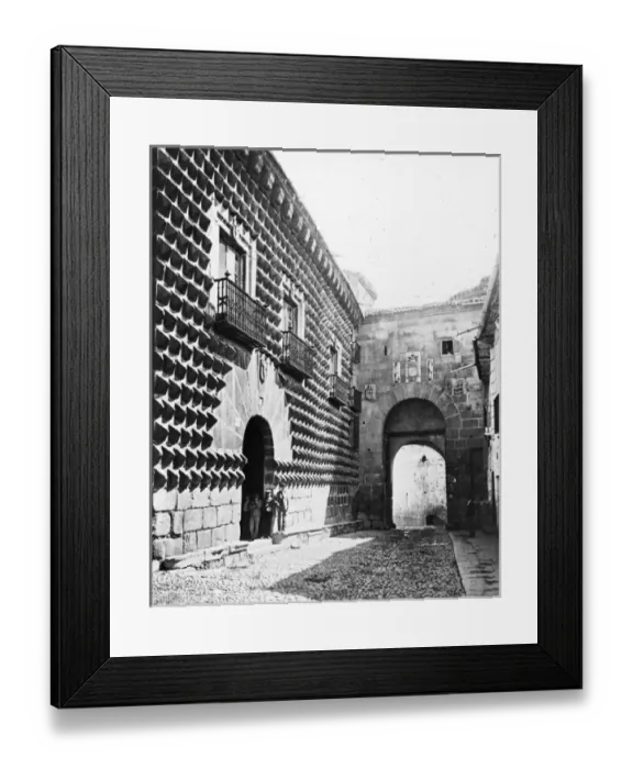 Framed Print : Spain - Segovia - House of the Nails Framed Print : Spain - Segovia - House of the Nails