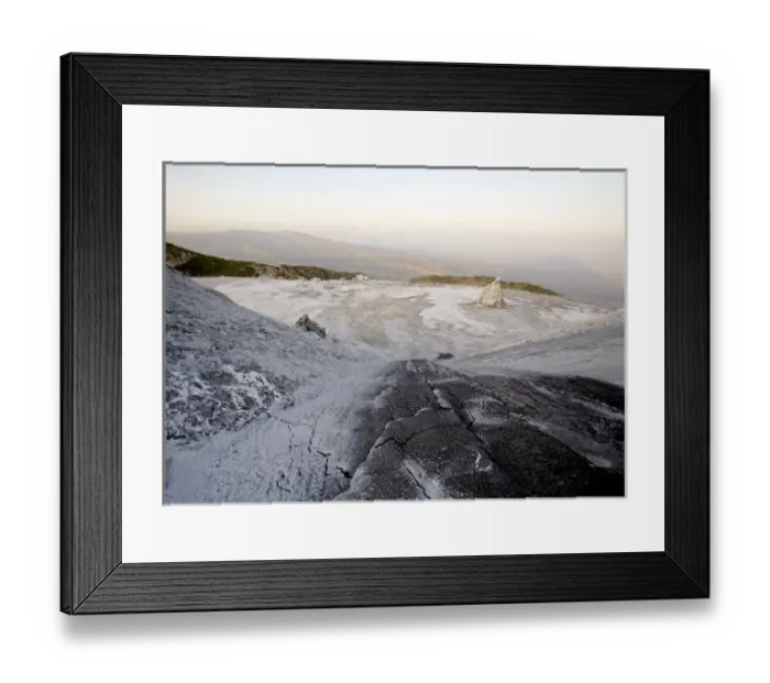 Framed Print : View from the top of Oldoynio Lengai Volcano / Framed Print : View from the top of Oldoynio Lengai Volcano /