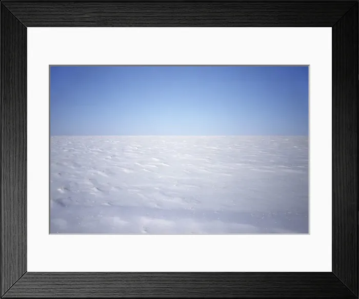 Framed Print : Snow-covered tundra in winter Framed Print : Snow-covered tundra in winter