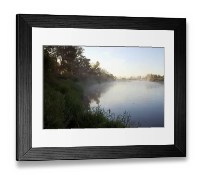 Framed Print : Russia - morning mist at a sunrise on a river Sakmara Framed Print : Russia - morning mist at a sunrise on a river Sakmara