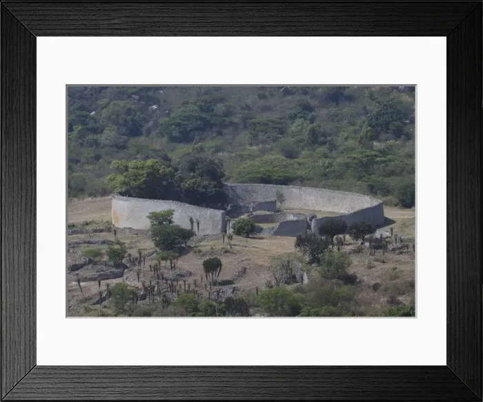 Framed Print : The Queen of Sheba Palace - Great Zimbabwe