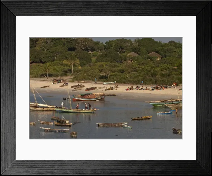 Framed Print : Fishermen - start their activities early in the morning Framed Print : Fishermen - start their activities early in the morning
