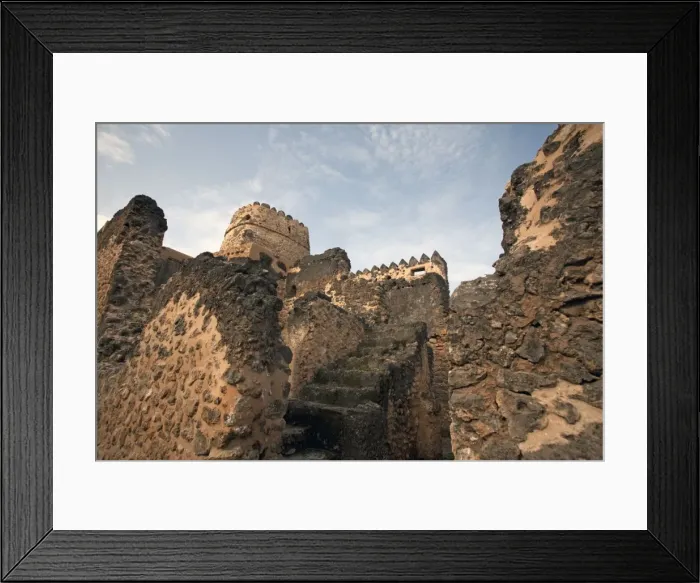 Framed Print : Omani Fortress - built at the beginning of the 16th century Framed Print : Omani Fortress - built at the beginning of the 16th century