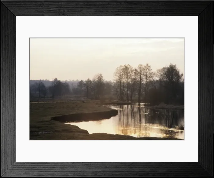 Framed Print : River Lesnaya in early morning Framed Print : River Lesnaya in early morning
