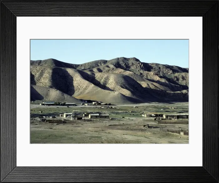 Framed Print : Karahoudan village - early morning Framed Print : Karahoudan village - early morning