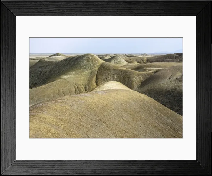 Framed Print : Valleys and gulleys from volcanic ash - ancient Framed Print : Valleys and gulleys from volcanic ash - ancient