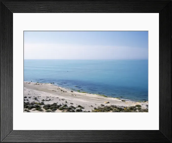 Framed Print : Caspian Sea Shore - near Krasnovodsk - a view Framed Print : Caspian Sea Shore - near Krasnovodsk - a view