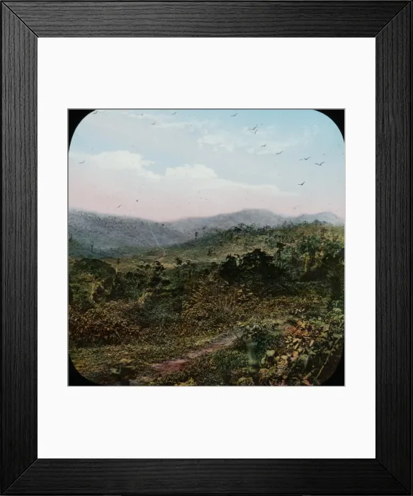 Framed Print : Central America - Gold Mining - Lantern Slide series Framed Print : Central America - Gold Mining - Lantern Slide series