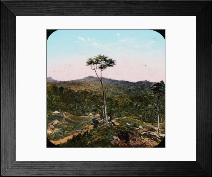 Framed Print : Central America - Gold Mining - Lantern Slide series Framed Print : Central America - Gold Mining - Lantern Slide series