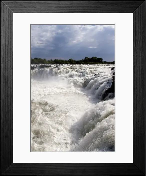 Framed Print : Ngonye Falls / Waterfalls Framed Print : Ngonye Falls / Waterfalls