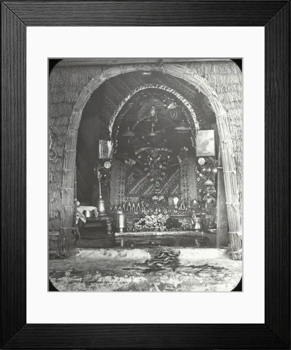 Framed Print : India - Shrine at Rams Birthplace, Fyzabad Framed Print : India - Shrine at Rams Birthplace, Fyzabad