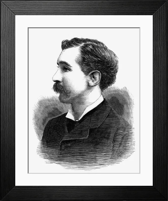 Framed Print : Edgar Vincent, Viscount DAbernon, 1883 Framed Print : Edgar Vincent, Viscount DAbernon, 1883