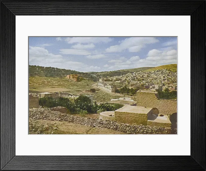 Framed Print : View of Hebron, West Bank, Palestine Framed Print : View of Hebron, West Bank, Palestine