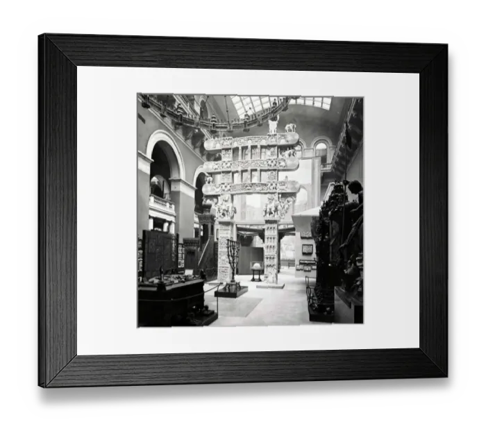 Framed Print : New Court, with Sanchi Tope Framed Print : New Court, with Sanchi Tope