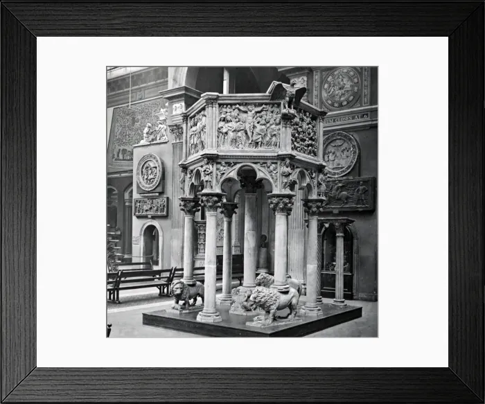 Framed Print : Pulpit in Baptistry, Pisa Framed Print : Pulpit in Baptistry, Pisa
