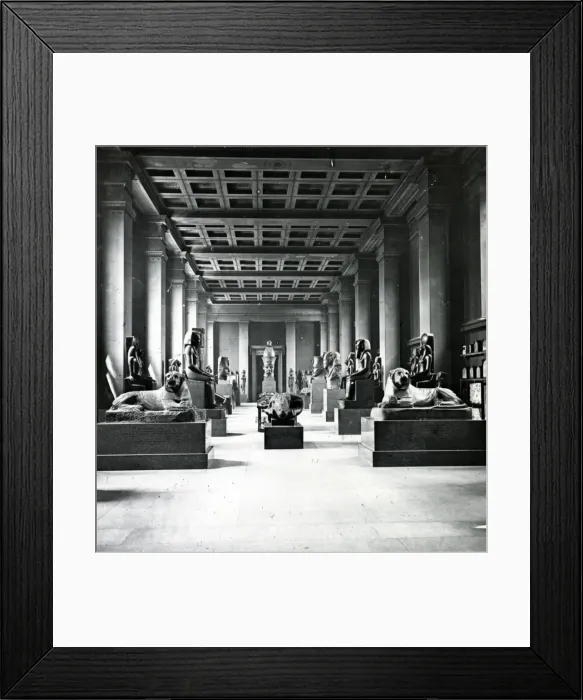 Framed Print : Northern Egyptian Room, looking North (British Museum) Framed Print : Northern Egyptian Room, looking North (British Museum)