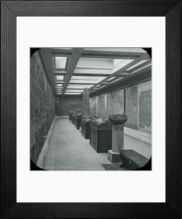 Framed Print : British Museum Kouyunjik Gallery looking North (British Muse Framed Print : British Museum Kouyunjik Gallery looking North (British Muse