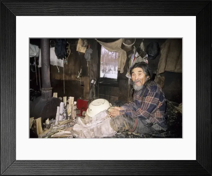 Framed Print : Siberian shaman / sorcerer / wizard / healer / Framed Print : Siberian shaman / sorcerer / wizard / healer /