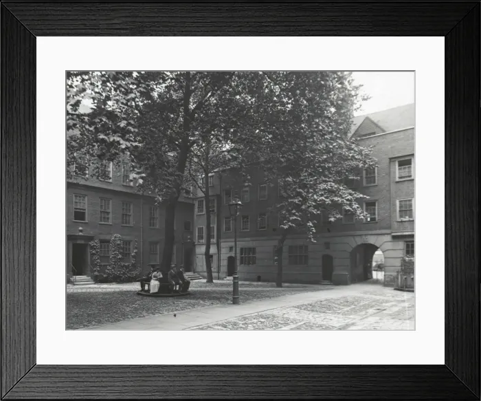 Framed Print : Life of Charles Dickens - Staples Inn (Bleak House) Framed Print : Life of Charles Dickens - Staples Inn (Bleak House)